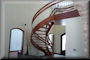 11' HT series in Mahogany with double top rails and stainless balusters